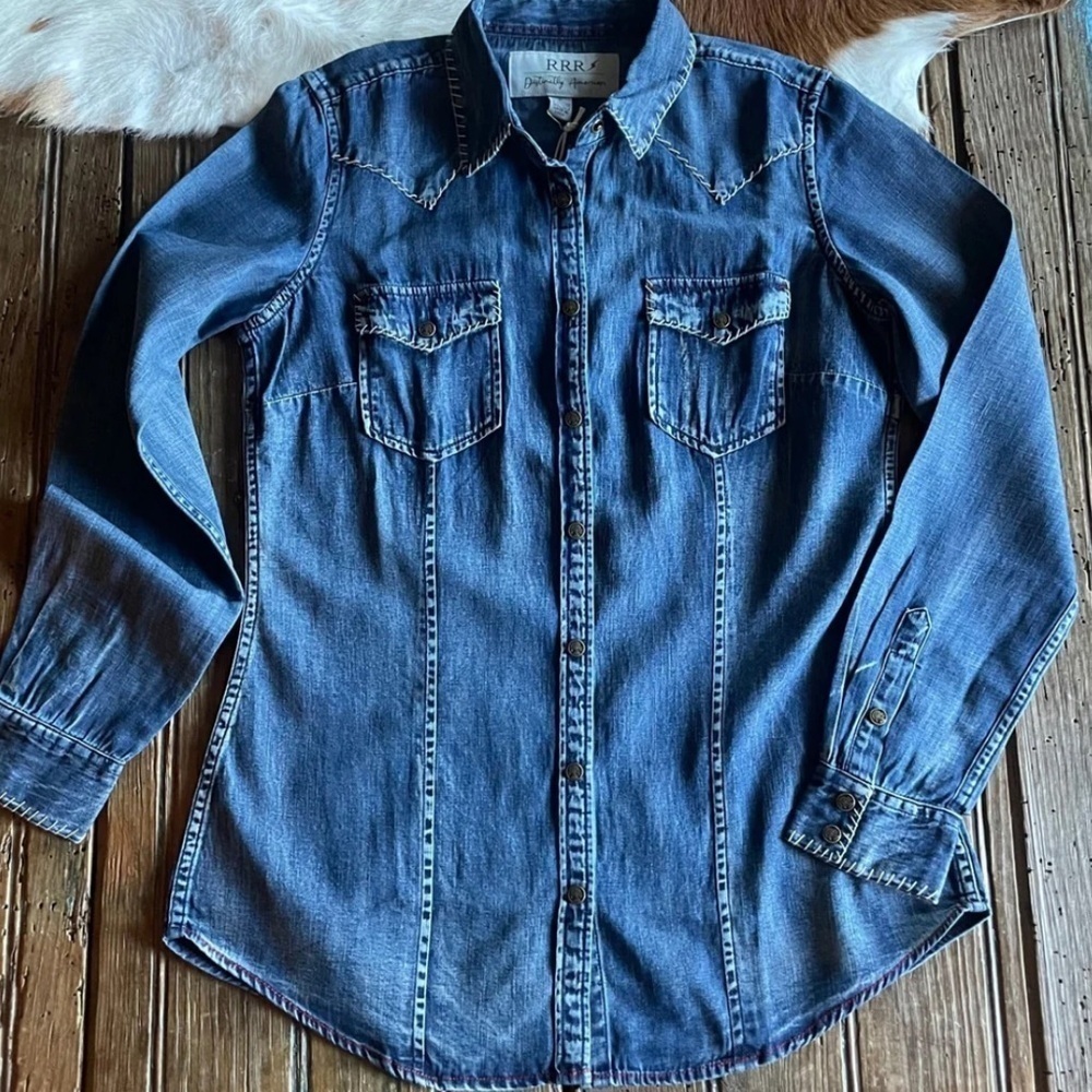 Denim top